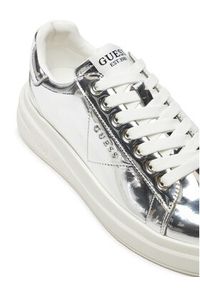 Guess Sneakersy FLPELB PAF12 Srebrny. Kolor: srebrny. Materiał: skóra