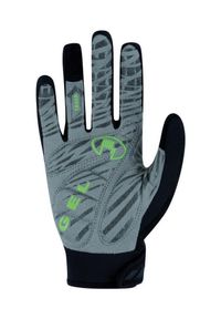 Długie rękawice Roeckl Mori. Kolor: wielokolorowy, szary, zielony. Sport: kolarstwo #2
