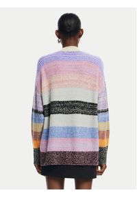 Desigual Sweter Moncton 24WWJF28 Kolorowy Regular Fit. Materiał: syntetyk. Wzór: kolorowy #6