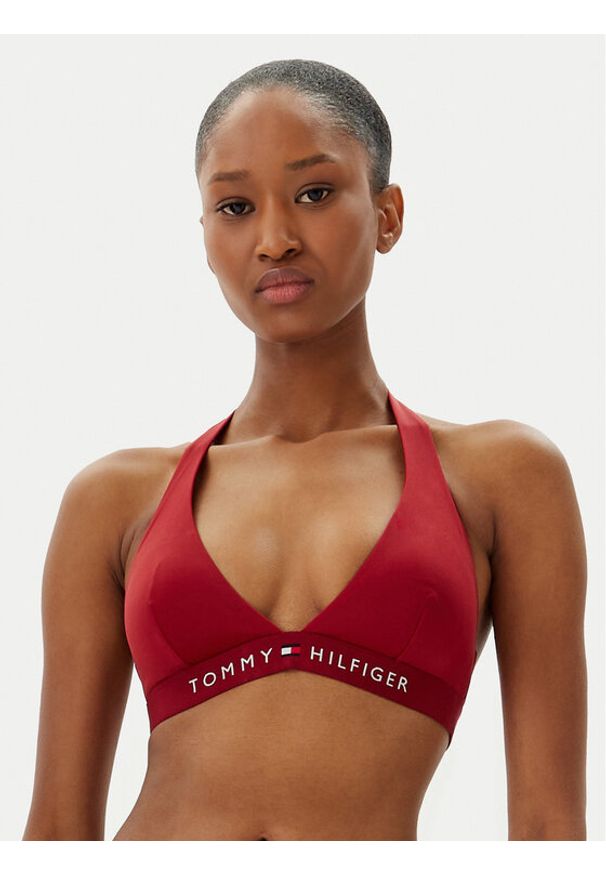 TOMMY HILFIGER - Tommy Hilfiger Góra od bikini UW0UW05813 Czerwony. Kolor: czerwony. Materiał: syntetyk