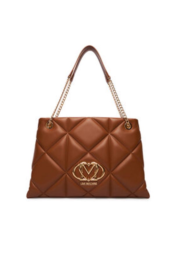Love Moschino - LOVE MOSCHINO Torebka JC4040PP1OLC0200 Brązowy. Kolor: brązowy. Materiał: skórzane