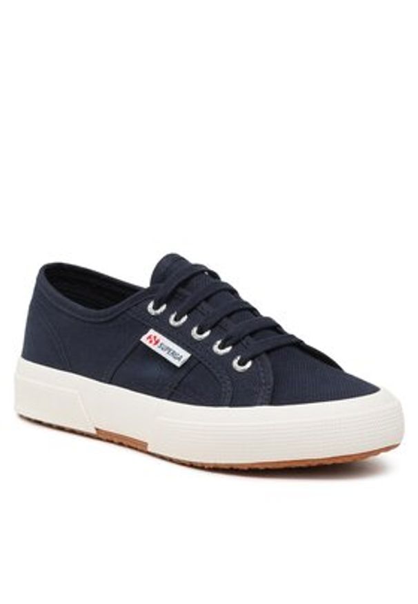 Superga Tenisówki 2750 Cotu Classic Granatowy. Kolor: niebieski. Materiał: materiał