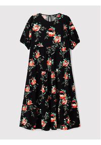 Desigual Sukienka codzienna Florencia 22WWVW60 Czarny Relaxed Fit. Okazja: na co dzień. Kolor: czarny. Materiał: wiskoza. Typ sukienki: proste. Styl: casual