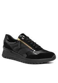 Geox Sneakersy D Desya D4600A 08522 C9999 Czarny. Kolor: czarny. Materiał: skóra