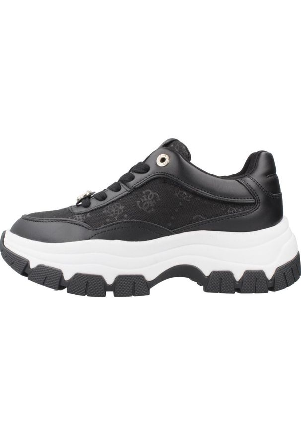 Guess - Buty GUESS FLFBRT ELE12 Czarny. Kolor: czarny. Materiał: syntetyk, tkanina. Styl: sportowy
