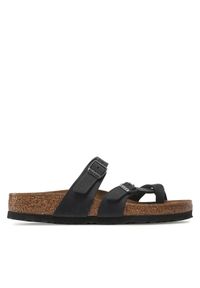 Birkenstock Klapki Mayari 0171481 Czarny. Kolor: czarny. Materiał: skóra, nubuk #1