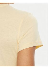 Tommy Jeans T-Shirt Linear DW0DW18398 Żółty Slim Fit. Kolor: żółty. Materiał: bawełna #3