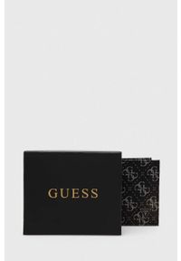 Guess portfel skórzany męski kolor czarny. Kolor: czarny. Materiał: skóra #4