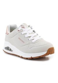 skechers - Buty do chodzenia damskie Skechers Uno Gen1. Zapięcie: sznurówki. Kolor: szary. Materiał: syntetyk, materiał. Szerokość cholewki: normalna. Sport: turystyka piesza #1