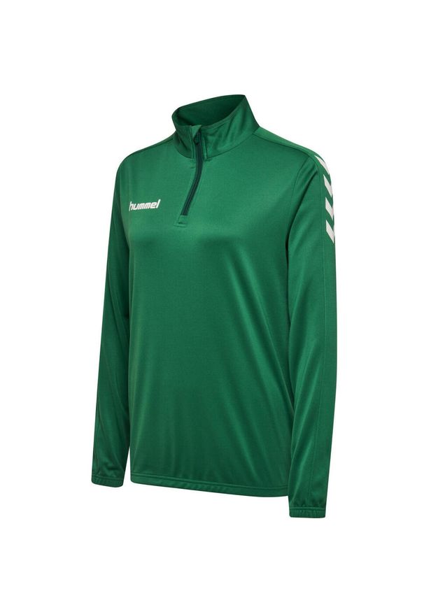 Bluza damska Hummel hmlCORE Poly Half Zip. Kolor: zielony, biały, wielokolorowy. Sport: piłka nożna