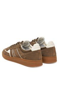 Tommy Jeans Sneakersy The Greenwich Edge EN0EN02838 Brązowy. Kolor: brązowy. Materiał: zamsz, skóra #4