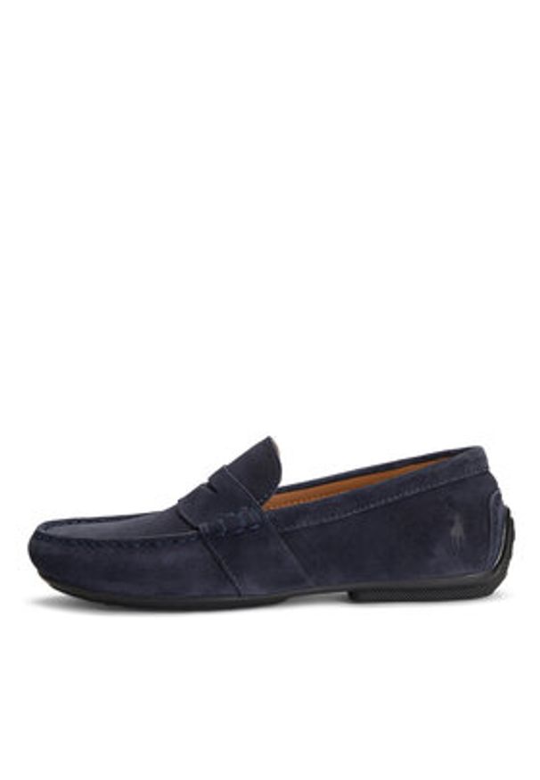 Polo Ralph Lauren Mokasyny Reynold 803893741001 Granatowy. Kolor: niebieski. Materiał: zamsz, skóra