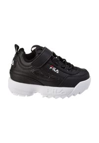 Buty do chodzenia dziecięce Fila Disruptor. Kolor: czarny. Sport: turystyka piesza