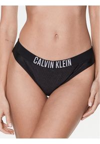 Calvin Klein Swimwear Dół od bikini KW0KW01986 Czarny. Kolor: czarny. Materiał: syntetyk