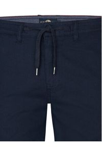 Petrol Industries Szorty materiałowe M-1050-SHO538 Granatowy Slim Fit. Kolor: niebieski. Materiał: len, bawełna #8