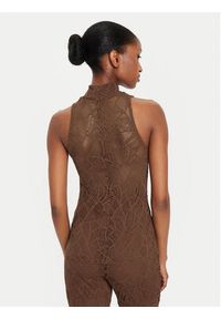 GESTUZ - Gestuz Top Hilma 10909260 Brązowy Slim Fit. Kolor: brązowy. Materiał: syntetyk #3