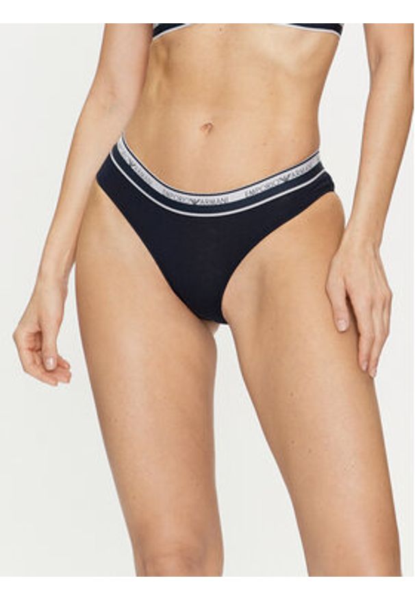 Emporio Armani Underwear Komplet 2 par fig brazylijskich 163334 4R227 00135 Granatowy. Kolor: niebieski. Materiał: bawełna