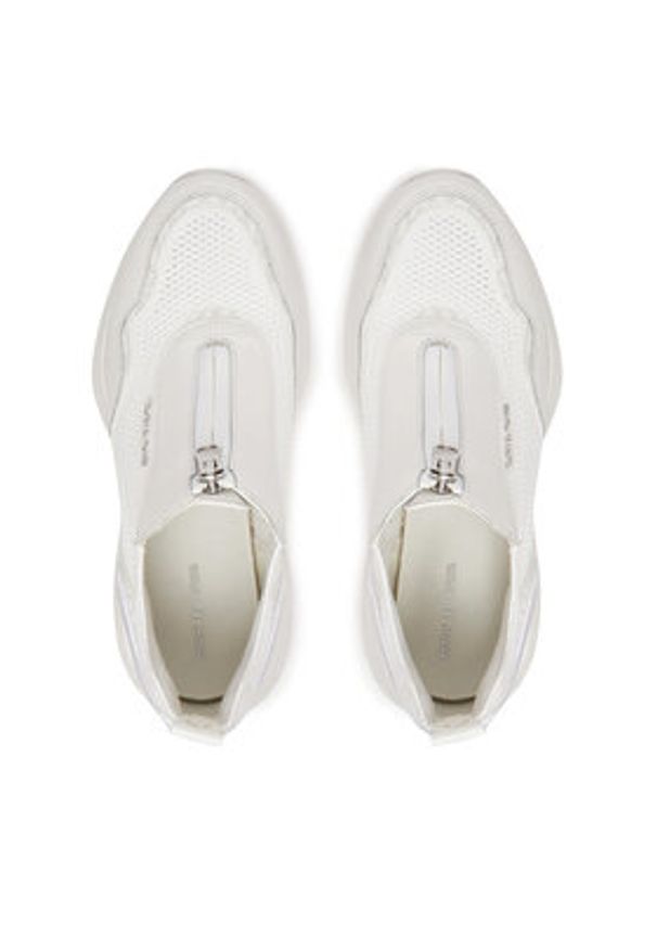 MICHAEL Michael Kors Sneakersy Zuma Mixed-Media Trainer 43F5ZUFP3L Biały. Kolor: biały. Materiał: materiał