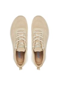 skechers - Skechers Sneakersy 32504/NAT Beżowy. Kolor: beżowy. Materiał: materiał #5