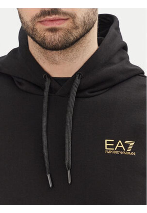 EA7 Emporio Armani Bluza 7M000570 AF10377 MC004 Czarny Regular Fit. Kolor: czarny. Materiał: bawełna