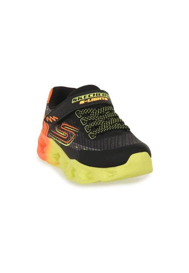 skechers - Buty do chodzenia dla dzieci Skechers Bkmt Vortex. Zapięcie: rzepy. Kolor: czarny, wielokolorowy. Materiał: syntetyk, tkanina, materiał. Szerokość cholewki: normalna. Model: Skechers Sport. Sport: turystyka piesza