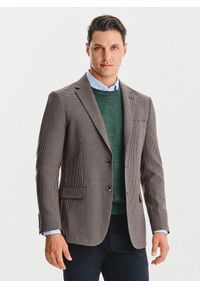 Pako Lorente - PAKO LORENTE – Wełniana marynarka w drobną kratę. Materiał: wełna #1