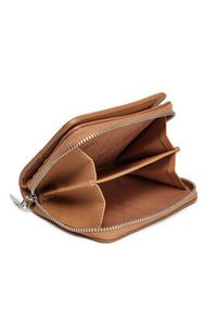 Calvin Klein Mały Portfel Damski K60K611937 Brązowy. Kolor: brązowy. Materiał: skóra #3