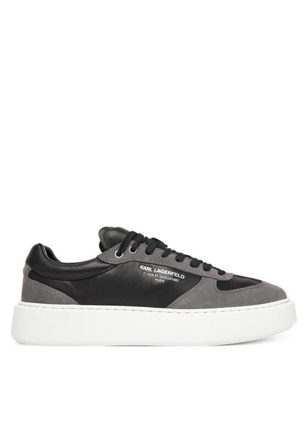 Karl Lagerfeld - KARL LAGERFELD Sneakersy KL52235 Czarny. Kolor: czarny. Materiał: skóra