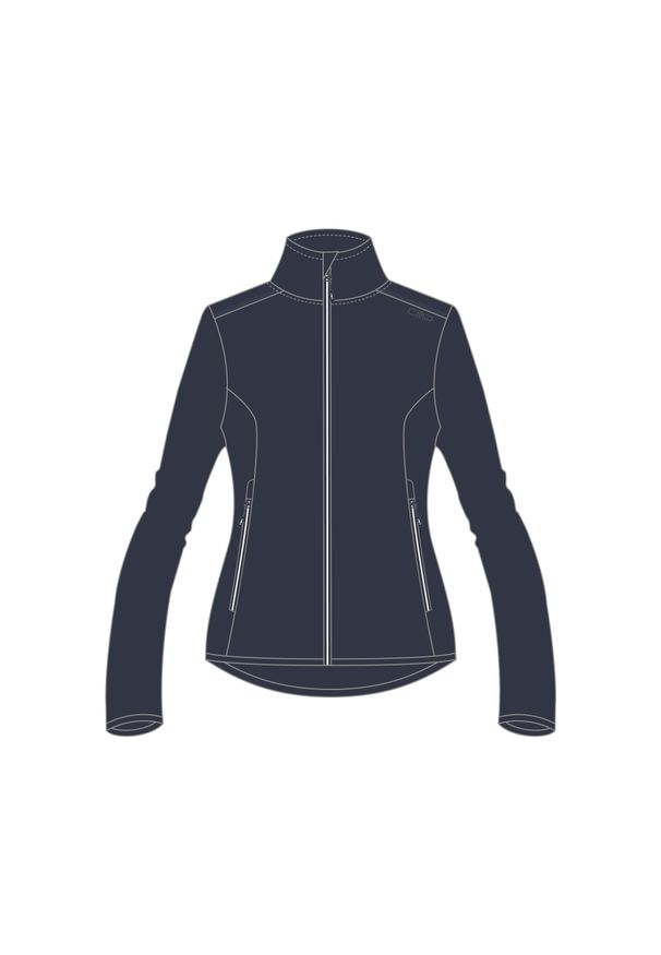 Bluza damska turystyczna CMP 38P1536. Kolor: szary. Materiał: polar. Sport: turystyka piesza