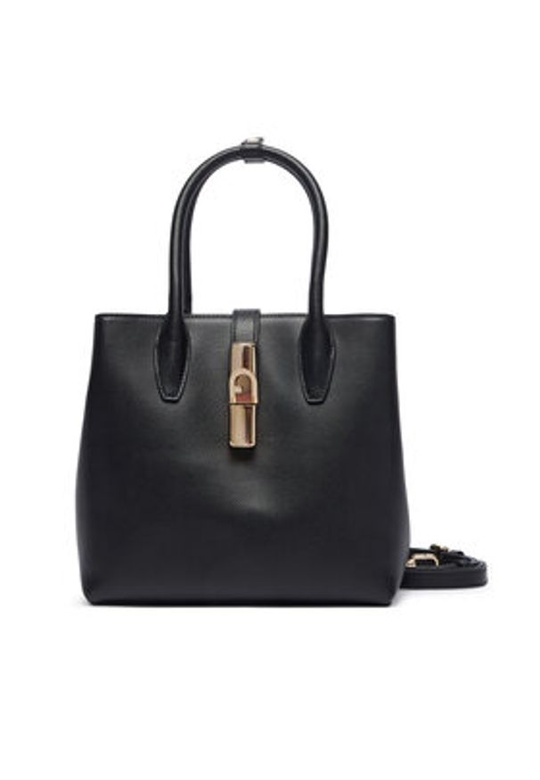 Furla Torebka Goccia S WB01949 ARE000 KH O6000 Czarny. Kolor: czarny. Materiał: skórzane