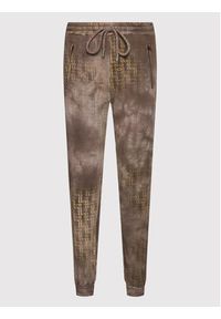 Pinko Spodnie dresowe UNIQUENEES Sorgere 1Q109F Y7PA Brązowy Regular Fit. Kolor: brązowy. Materiał: bawełna, dresówka #3