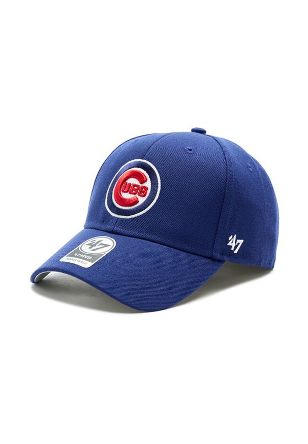 47 Brand Czapka z daszkiem MLB Chicago Cubs '47 MVP B-MVP05WBV-DLB Niebieski. Kolor: niebieski. Materiał: materiał