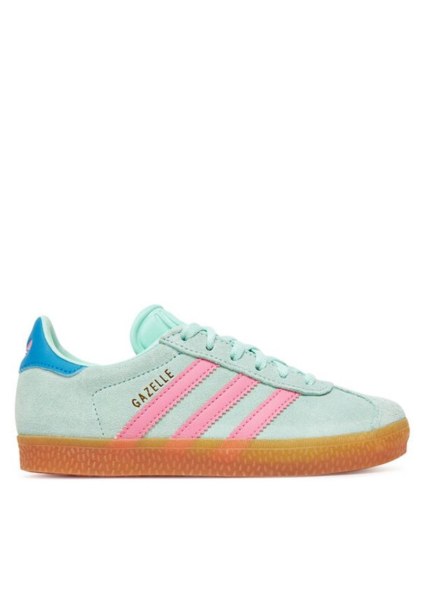 Adidas - adidas Sneakersy Gazelle JP7130 Zielony. Kolor: zielony. Materiał: zamsz, skóra. Model: Adidas Gazelle