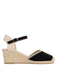 Jenny - JENNY Espadryle WYL2610-1 Czarny. Kolor: czarny. Materiał: materiał