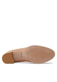 Clarks Czółenka Freva 55 Court 261709634 Beżowy. Kolor: beżowy. Materiał: skóra #7