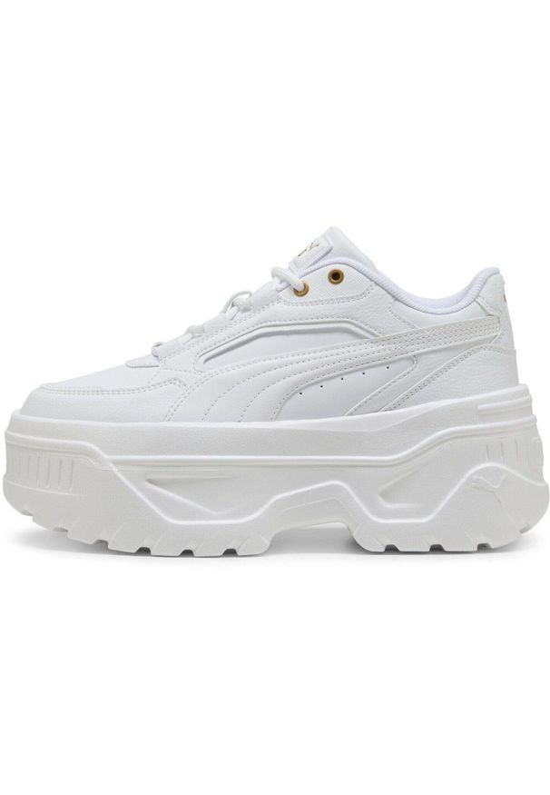 Adidasy Puma Karmen X-tra, Kobiety. Kolor: biały. Materiał: skóra ekologiczna, materiał. Sport: fitness