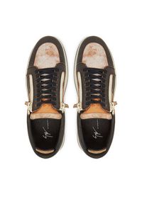 Giuseppe Zanotti - GIUSEPPE ZANOTTI Sneakersy RM50004/003 Brązowy. Kolor: brązowy. Materiał: skóra #4