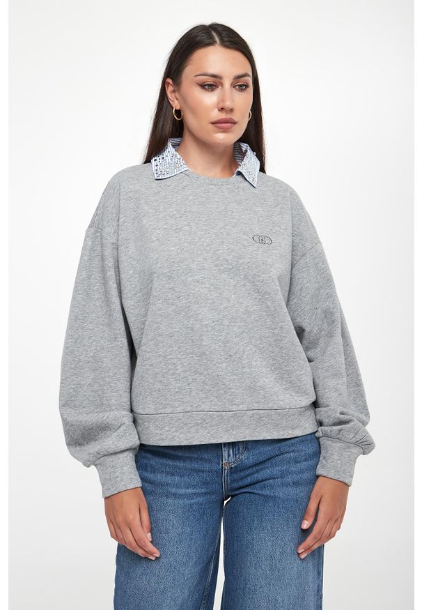 Liu Jo - Bluza damska z odpinanym kołnierzykiem LIU JO