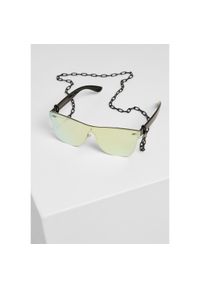 Urban Classics - Okulary przeciwsłoneczne Urban classic 103 chain. Kolor: czarny, wielokolorowy #1