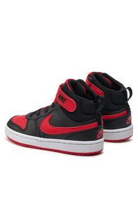 Nike Sneakersy Court Borough Mid 2 (PSV) CD7783 003 Czarny. Kolor: czarny. Materiał: skóra. Model: Nike Court #3