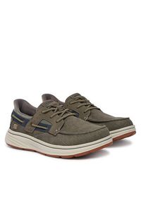 skechers - Skechers Półbuty Slip-ins Relaxed Fit: Troutt - Davey 205599/GRY Szary. Kolor: szary. Materiał: materiał #6