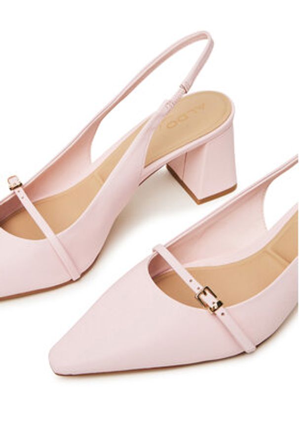 Aldo Sandały Skepper 13968273 Różowy. Kolor: różowy. Materiał: skóra