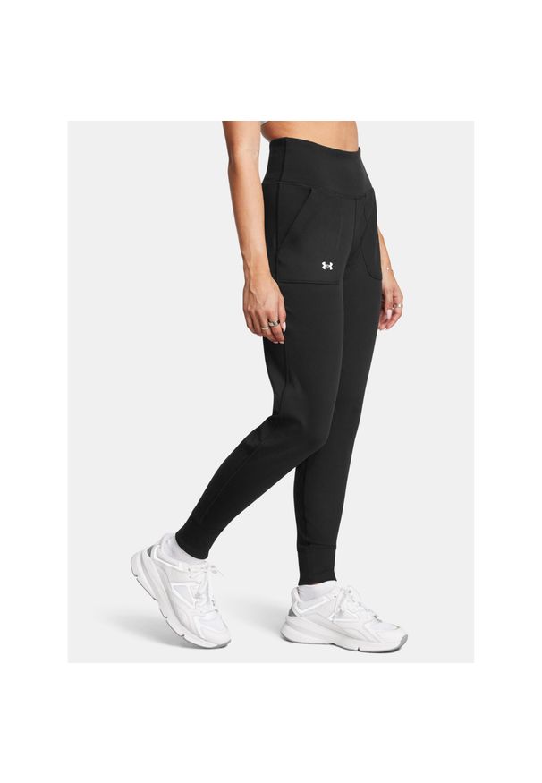 Spodnie treningowe damskie Under Armour Motion. Kolor: czarny. Sport: fitness