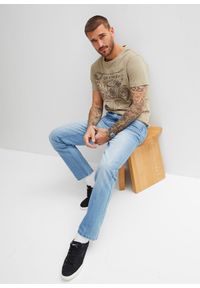 bonprix - Dżinsy Classic Fit Straight. Stan: podwyższony. Kolor: niebieski #3