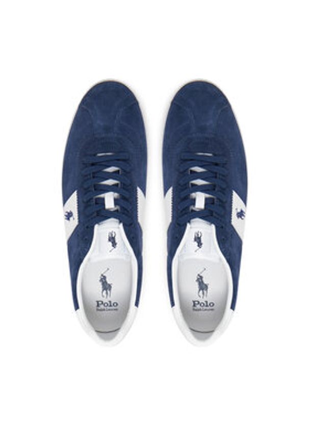 Polo Ralph Lauren Sneakersy 816961260002 Granatowy. Kolor: niebieski. Materiał: zamsz, skóra