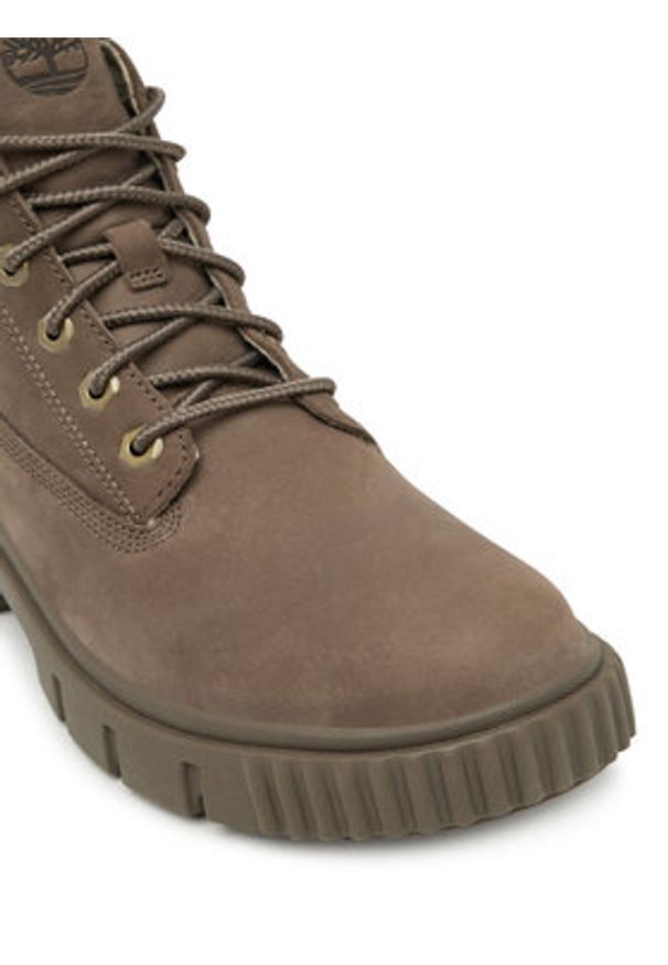 Timberland Trapery Greyfield TB0A2FT6EM51 Khaki. Kolor: brązowy. Materiał: nubuk, skóra