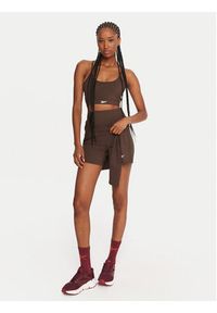 Reebok Biustonosz sportowy Reebok X Ewa Chodakowska RK25312CCW Brązowy. Kolor: brązowy. Materiał: syntetyk #2