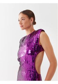 MVP Wardrobe Sukienka wieczorowa MVPE3AB055.0TL0053 Fioletowy Regular Fit. Kolor: fioletowy. Materiał: syntetyk. Styl: wizytowy #5