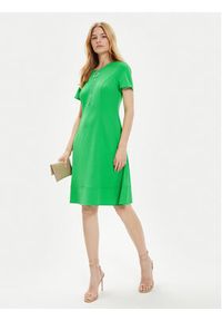 Joseph Ribkoff Sukienka codzienna 242031 Zielony Regular Fit. Okazja: na co dzień. Kolor: zielony. Materiał: syntetyk. Typ sukienki: proste. Styl: casual
