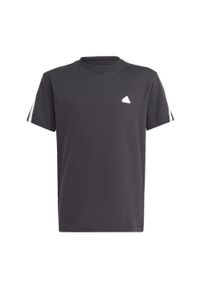 Adidas - Future Icons 3-Stripes Tee. Kolor: czarny, biały, wielokolorowy. Sport: joga i pilates